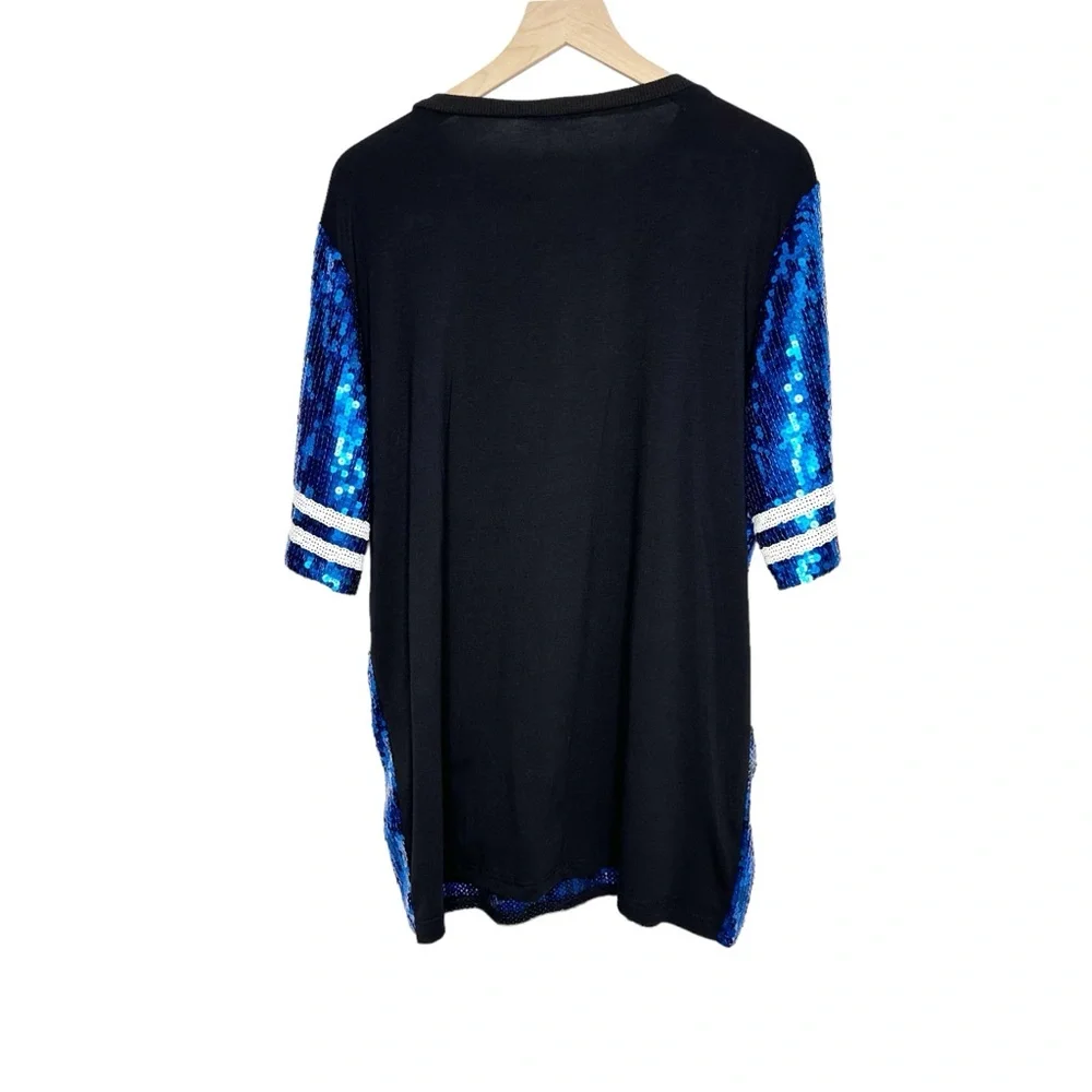 Blue Sequence Jersey, one size fits most. - Picture 4 of 5